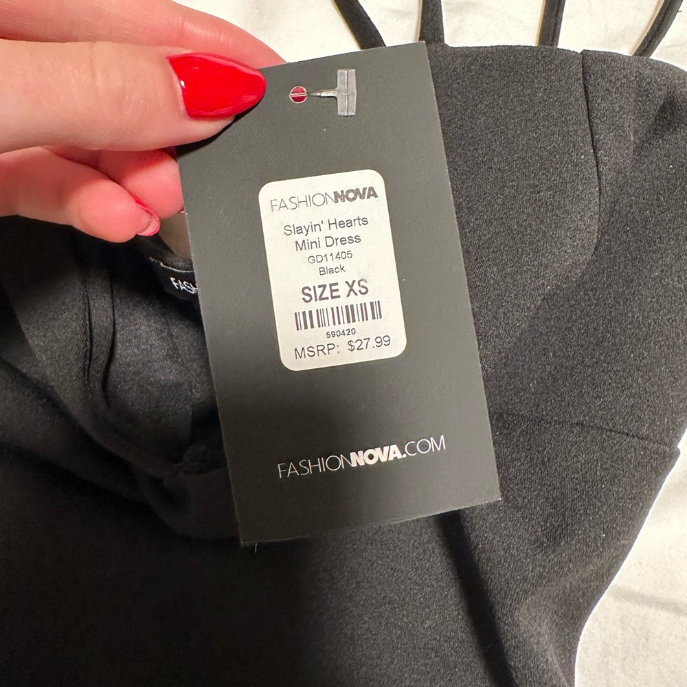 BNWT fashion nova little black dress